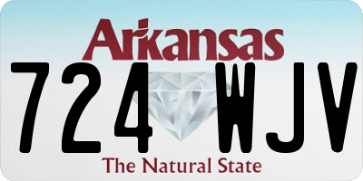 AR license plate 724WJV