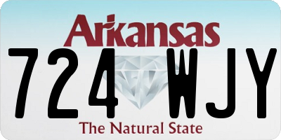 AR license plate 724WJY