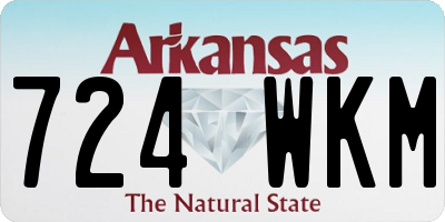 AR license plate 724WKM