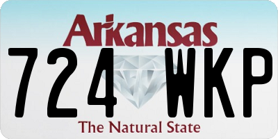 AR license plate 724WKP