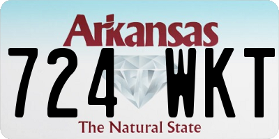 AR license plate 724WKT