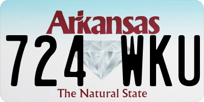 AR license plate 724WKU