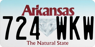 AR license plate 724WKW