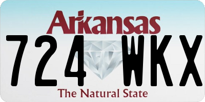AR license plate 724WKX