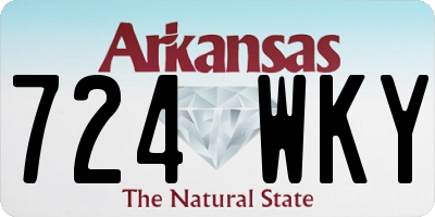 AR license plate 724WKY