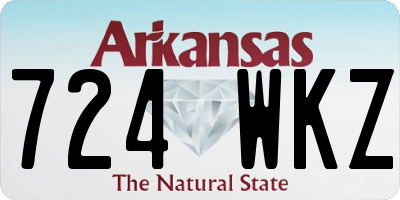 AR license plate 724WKZ