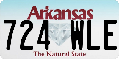AR license plate 724WLE