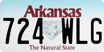 AR license plate 724WLG