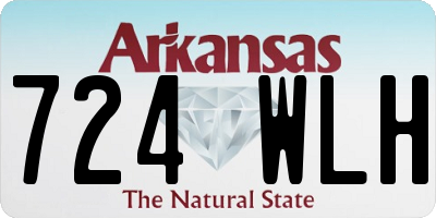AR license plate 724WLH