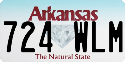 AR license plate 724WLM