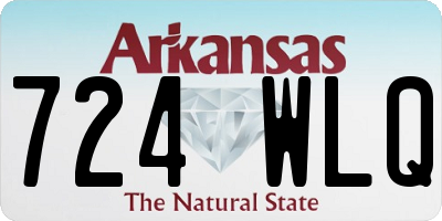 AR license plate 724WLQ