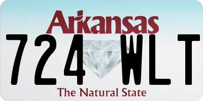 AR license plate 724WLT