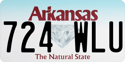 AR license plate 724WLU