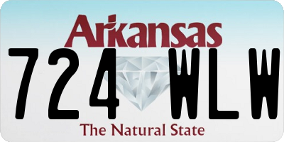 AR license plate 724WLW