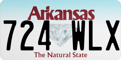 AR license plate 724WLX
