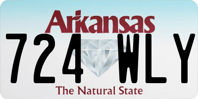 AR license plate 724WLY