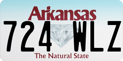 AR license plate 724WLZ