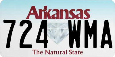 AR license plate 724WMA