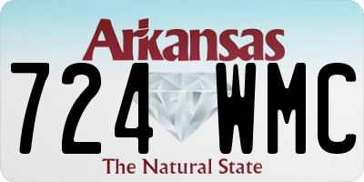 AR license plate 724WMC