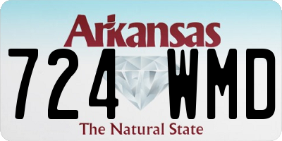 AR license plate 724WMD