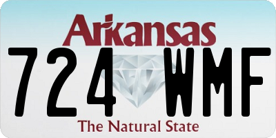 AR license plate 724WMF