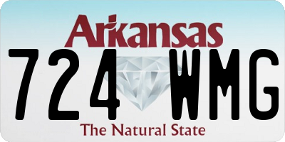 AR license plate 724WMG