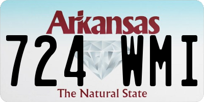 AR license plate 724WMI