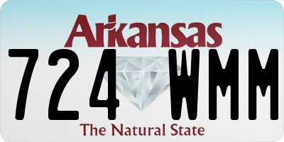 AR license plate 724WMM
