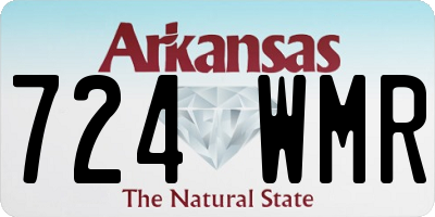 AR license plate 724WMR