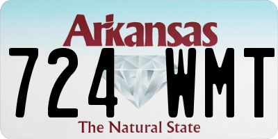AR license plate 724WMT