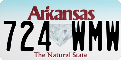 AR license plate 724WMW