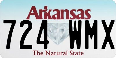 AR license plate 724WMX