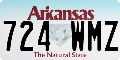 AR license plate 724WMZ