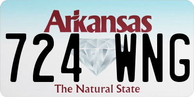 AR license plate 724WNG