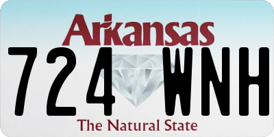 AR license plate 724WNH