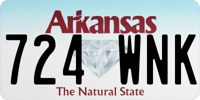 AR license plate 724WNK