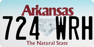 AR license plate 724WRH