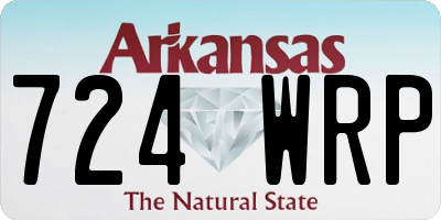 AR license plate 724WRP