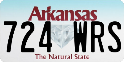 AR license plate 724WRS