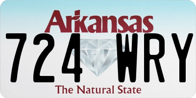 AR license plate 724WRY