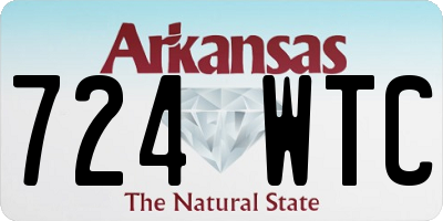 AR license plate 724WTC