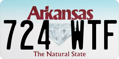AR license plate 724WTF