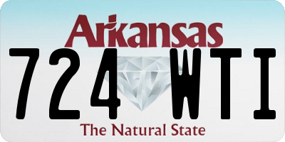 AR license plate 724WTI