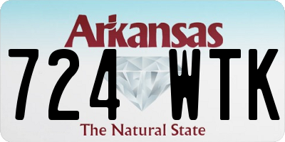 AR license plate 724WTK