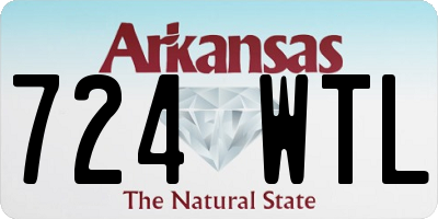 AR license plate 724WTL