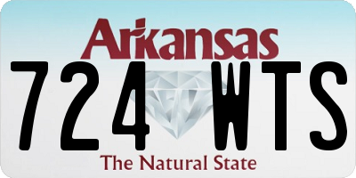 AR license plate 724WTS