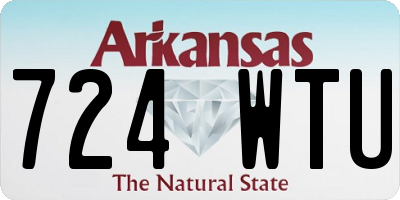 AR license plate 724WTU