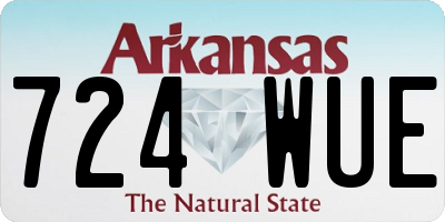 AR license plate 724WUE