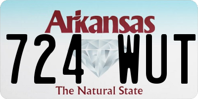 AR license plate 724WUT