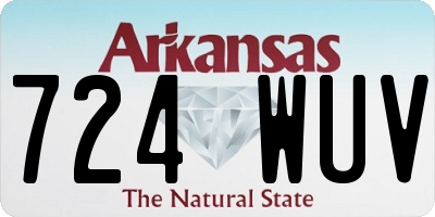AR license plate 724WUV